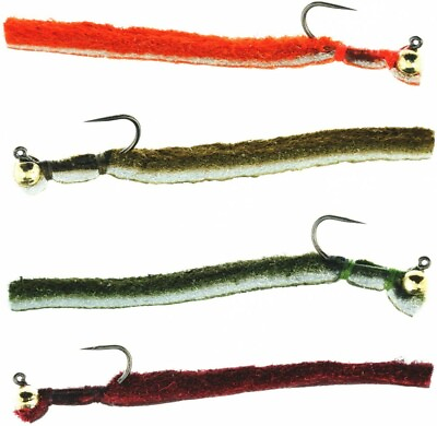 #ad Pure domestic explosive fishing feather jig lure M size 4 colors 4 pieces $47.99