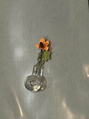 #ad Miniature Sunflower w Vase Dollhouse Miniatures $3.95