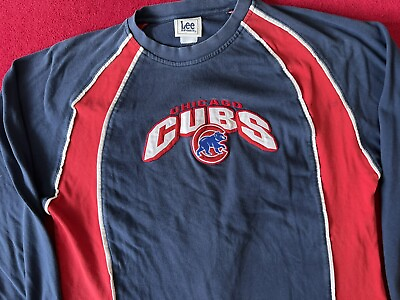 #ad Large Chicago Cubs Lee Sport MLB Long Sleeve Shirt $9.25