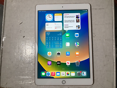 #ad Apple iPad 7th Gen. 32GB Wi Fi 10.2 in Gold Bad power button USED #635 $139.99