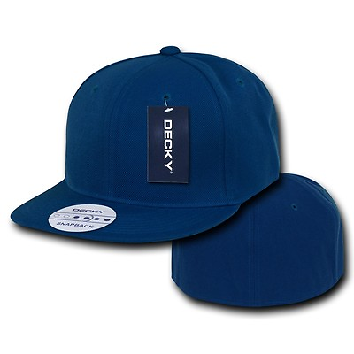 #ad Royal Blue Fitted Flat Bill Plain Solid Blank Baseball Cap Caps Hat Hats 7 SIZES $16.95