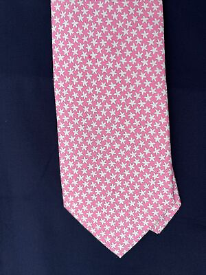 #ad Stunning Salvatore Ferragamo Pink Star Tie $98.00