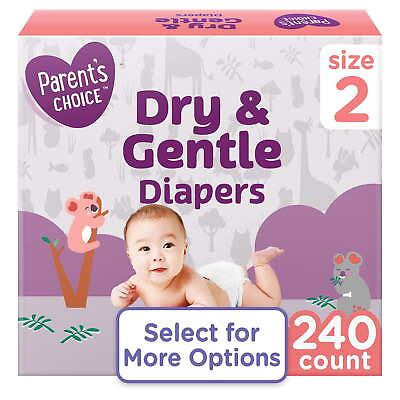 #ad Dry amp; Gentle Diapers Size 2 240 Count Select for More Options $24.00