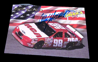 #ad Cale Yarborough WINSTON CUP CHAMP HOFer signed VINTAGE NASCAR card 1996 MAXX $19.99