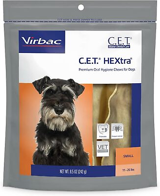 #ad #ad Virbac CET HEXtra Premium Oral Hygiene Chews for Dogs 11 25 lbs 8.5 Oz $132.17