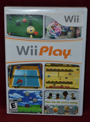 #ad Wii Play Nintendo Wii 2007 Game CIB Complete w Manual Fast Same Day Shipping $4.99
