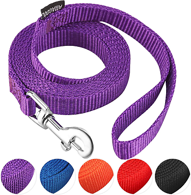 #ad 6 FT Puppy Dog Leashes Strong Traditional Style Leash with Easy to Use Collar H $14.36