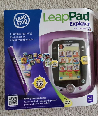 #ad New Leap Frog LeapPad Explorer Tablet With Camera Purple $69.99