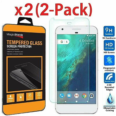 #ad 2 Pack Premium Tempered Glass Screen Protector For Google Pixel 2 3 3a 4 XL $4.29
