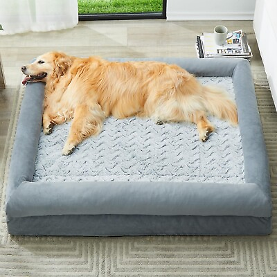 #ad WNPETHOME Washable Dog Beds for Large Dogs XL Dog Couch Orthopedic Dog Sofa... $96.77