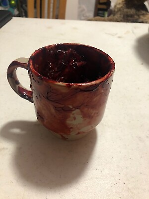 #ad Gore Food Halloween Latex Props Haunted House Cup Prop $15.00