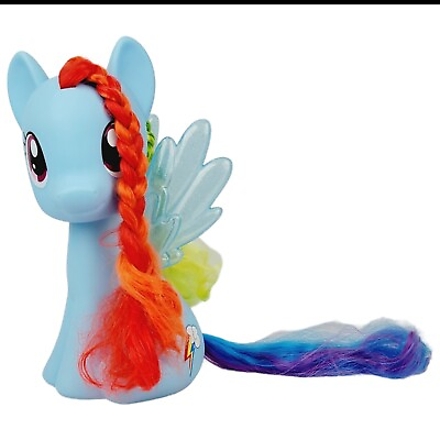 #ad My Little Pony RAINBOW DASH Cool Style Pony 10quot; Just Play $8.00