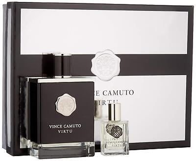 #ad Vince Camuto Virtu Men Gift Set 6.7oz EDT 0.5 EDT distressed $28.99