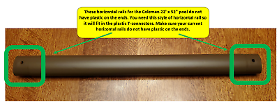 #ad NEW Brown Horizontal Rail Coleman or Bestway 22#x27; or 24#x27; x 52quot; Pool $34.00