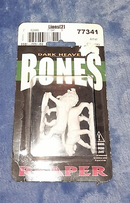 #ad Reaper Dark Heaven Bones Lions Miniatures 77341 $2.49