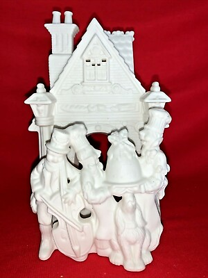#ad RARE Winter Silhouette PARTY LITE Candle Holder Byers Choice Carolers ❤️sj11h7s $35.00