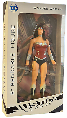 #ad NJ Croce DC Justice League 8quot; Bendable Wonder Woman Figure $14.09