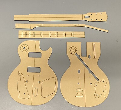 #ad Guitar Building Templates 58 59 Les Paul Standard Guitar Luthier Template w P90 $69.00