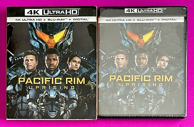 #ad Pacific Rim Uprising 4K UHD Blu ray Digital w Slipcover.*Disc Sounds Loose* $24.99