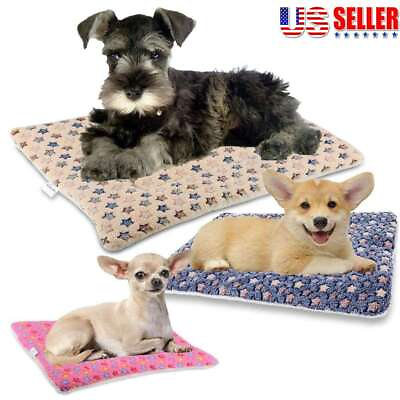#ad Pet Bed Mat Pad Dog Cat Kennel Crate Cozy Soft Sleeping Bed Cushion Pads S XL $9.62