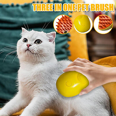 #ad Dog Cat Massage Shell Comb Grooming Hair Removal Shedding Pet Cleaning Brush $11.74