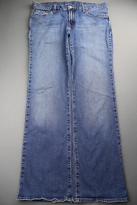 #ad Women#x27;s Lucky Brand Jeans Mid Rise Flare Soho Stretch Sz 12 31 Msr 33x31 $35.00
