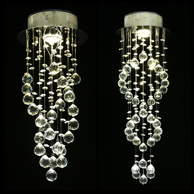 #ad Kitchen Pendant Light Home Crystal Lamp Ceilings Lights Shop Chandelier Lighting AU $125.78