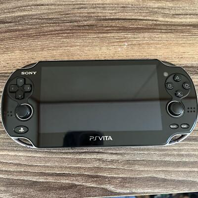 #ad SONY PS Vita PCH 1000 black PlayStation Working Tested $110.23