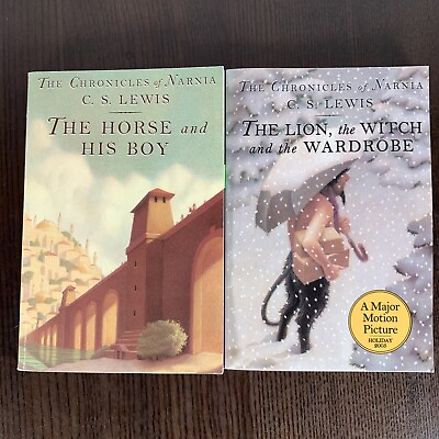 #ad The Chronicles of Narnia Bundle Lot Book 2 and 3 by C. S. Lewis Paperback Vtg $5.83