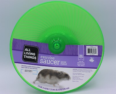 #ad All Living Things Small Animal Exercise Saucer Green Hamsters and Rats $4.99