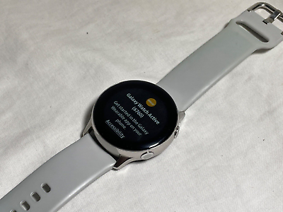 #ad Samsung Galaxy Watch Active 40mm SILVER SM R500NZDAXAR GRADE C $126.99