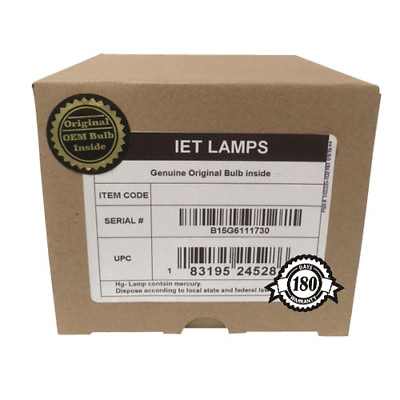 #ad IET Genuine OEM Replacement Lamp for Sony LMP H210 Projector Power by Philips $139.99
