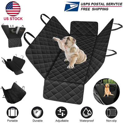 #ad #ad Pet Seat Cover for Dogs Car Back Seat Protector Hammock Resistant Dirty Cushion $18.59