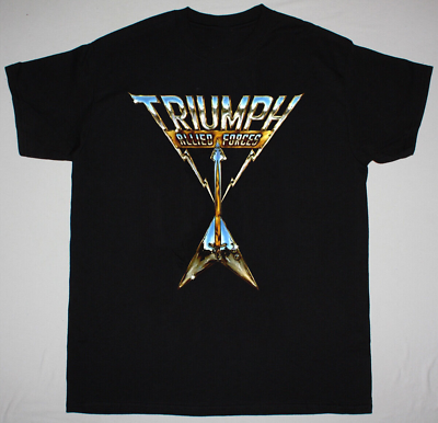 #ad Rare Triumph Band Logo Classic Black All Size Unisex Shirt $17.99
