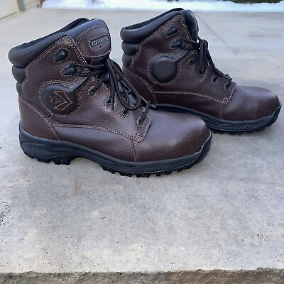 #ad CONVERSE Brown ASTM F2413 05 STEEL TOE Leather Men#x27;s Size 14M Work Boots READ $65.49