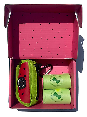 Dog Poop Bag Dispenser Watermelon $9.00