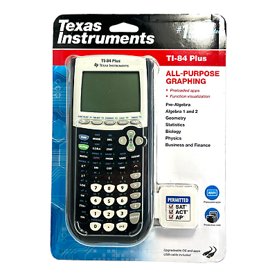 #ad Texas Instruments TI 84 PLUS All Purpose Graphing New Sealed $85.95