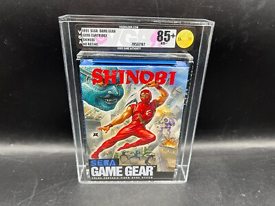 #ad 1st Print NO RATING Shinobi Sega Game Gear VGA 85 FACTORY SEALED MINT WATA $599.99