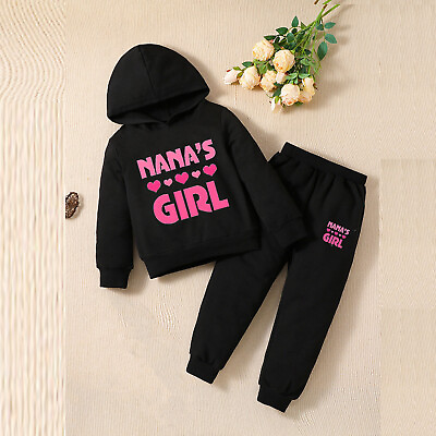 #ad Toddler Kids Baby Boy Girl Clothes Unisex Solid Sweatsuit Long Sleeve Warm $30.96