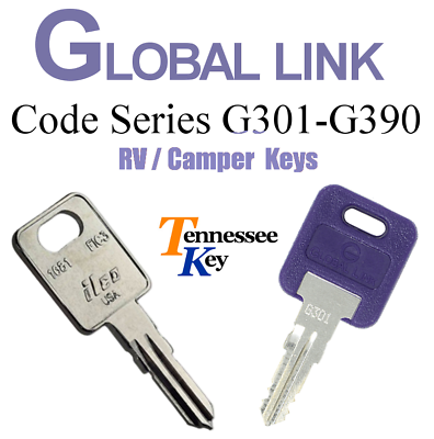 #ad Global Link RV amp; Camper Lock keys Select your key code Series G301 G390 $4.99