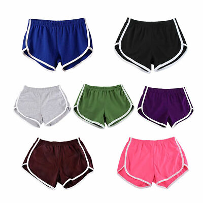 #ad Unisex Yoga Shorts Fitness Sports Gym Running Jogging Shorts Hot Pants S 3XL Hot $8.99