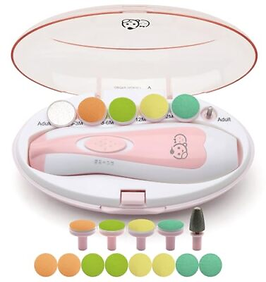 #ad Baby Nail Trimmer 21 in 1 Safe Electric Baby Nail File Kit Extra 13 Replac... $23.26