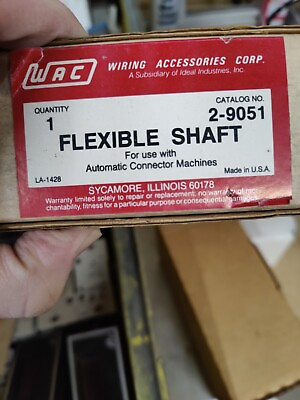 #ad Ideal 2 9051 Automatic Connector Flexible Shaft $45.00