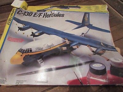 #ad Vintage 1985 Testors Italeri Lockheed C 130 E F Hercules 695 1 72 Model Kit $64.99