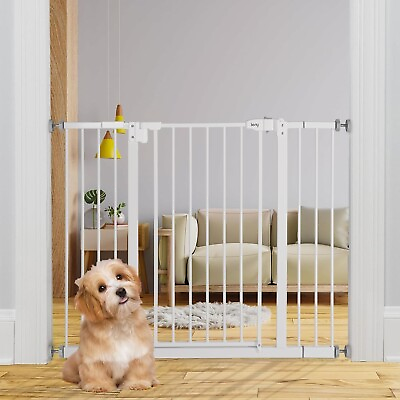 #ad #ad keny 29quot; 42.5quot; Baby Gate for Stairs Auto Close Safety Dog Gate Pressure Mounte $24.95