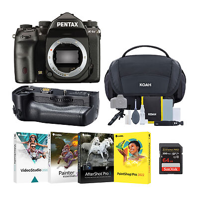 #ad Pentax K 1 Mark II DSLR Camera with D BG6 Battery Grip Memory SD Card Bundle $1849.99