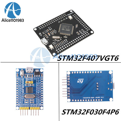 #ad STM32F407VGT6 STM32F030F4P6 ARM Cortex M4 32bit MCU Core Development Board $20.03