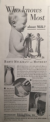 #ad Welded Wire Milk Cap Seal Standard Milkman Mother Baby Vintage Print Ad 1936 $12.77