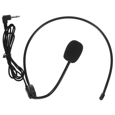#ad 4 Pcs Plastic Headset Microphone Recording and Stage Microphones $11.88