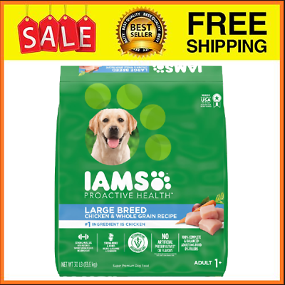 #ad #ad IAMS High Protein with Real Chicken Flavor Dry Dog Food for Adult Dog 30 lb. Bag $39.93